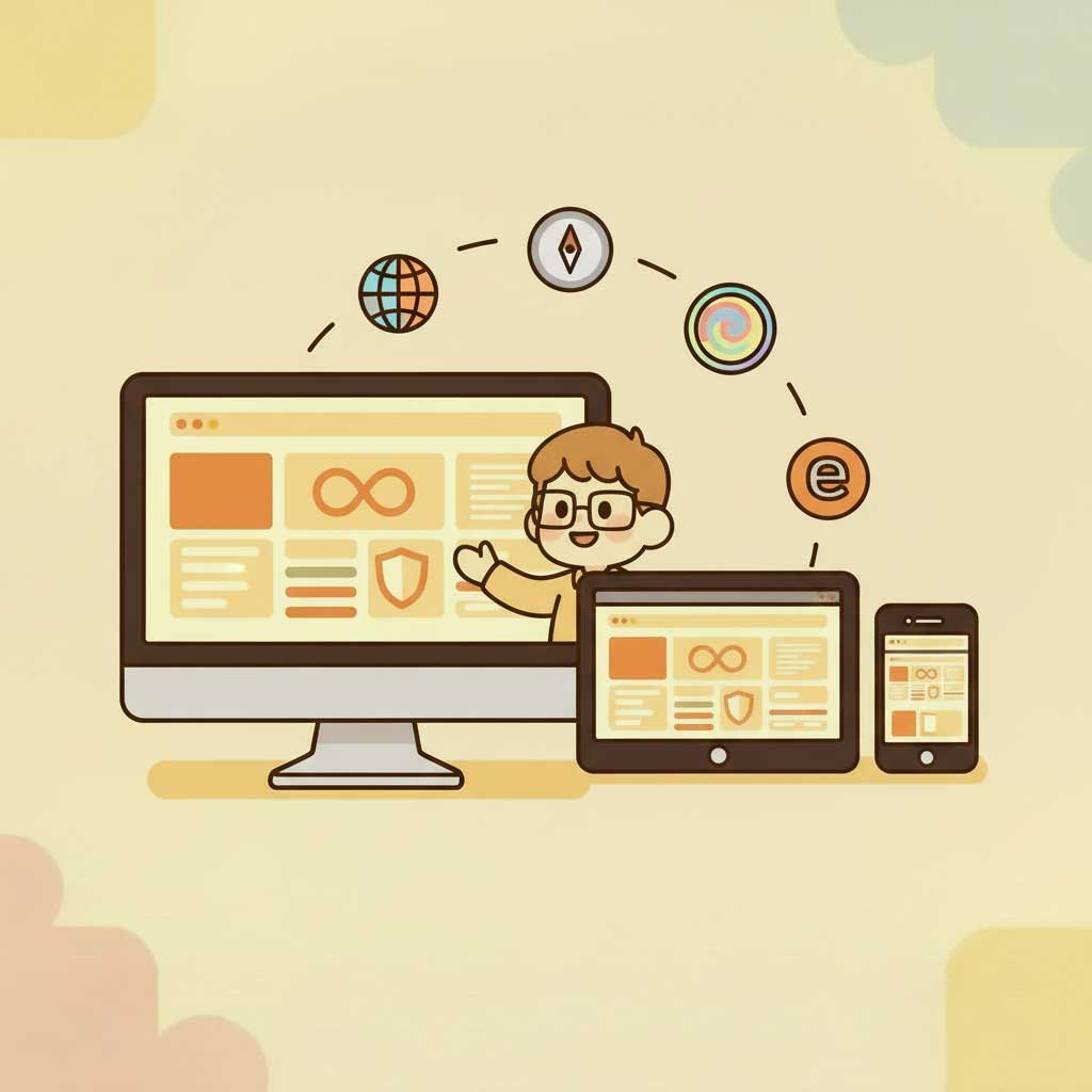 최신 반응형웹 디자인 적용하여 다양한 브라우저에 최적화된 인터페이스 제공