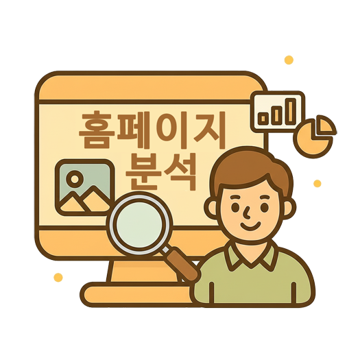 홈페이지 분석(Google 애널리틱스 제공)
